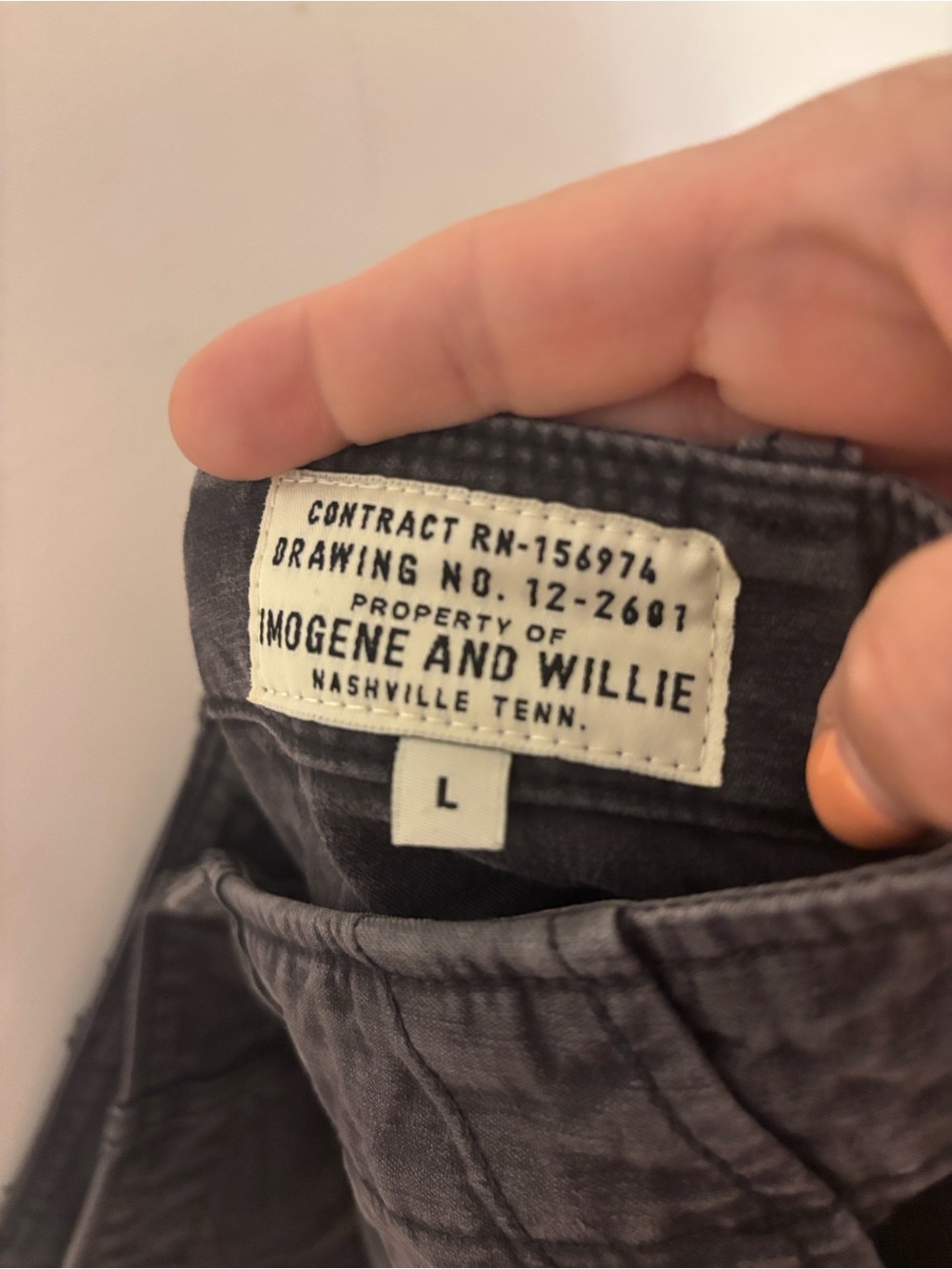 Imogen + Willie Blake military pant